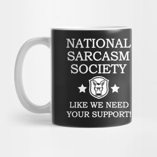 National Sarcasm Society Mug